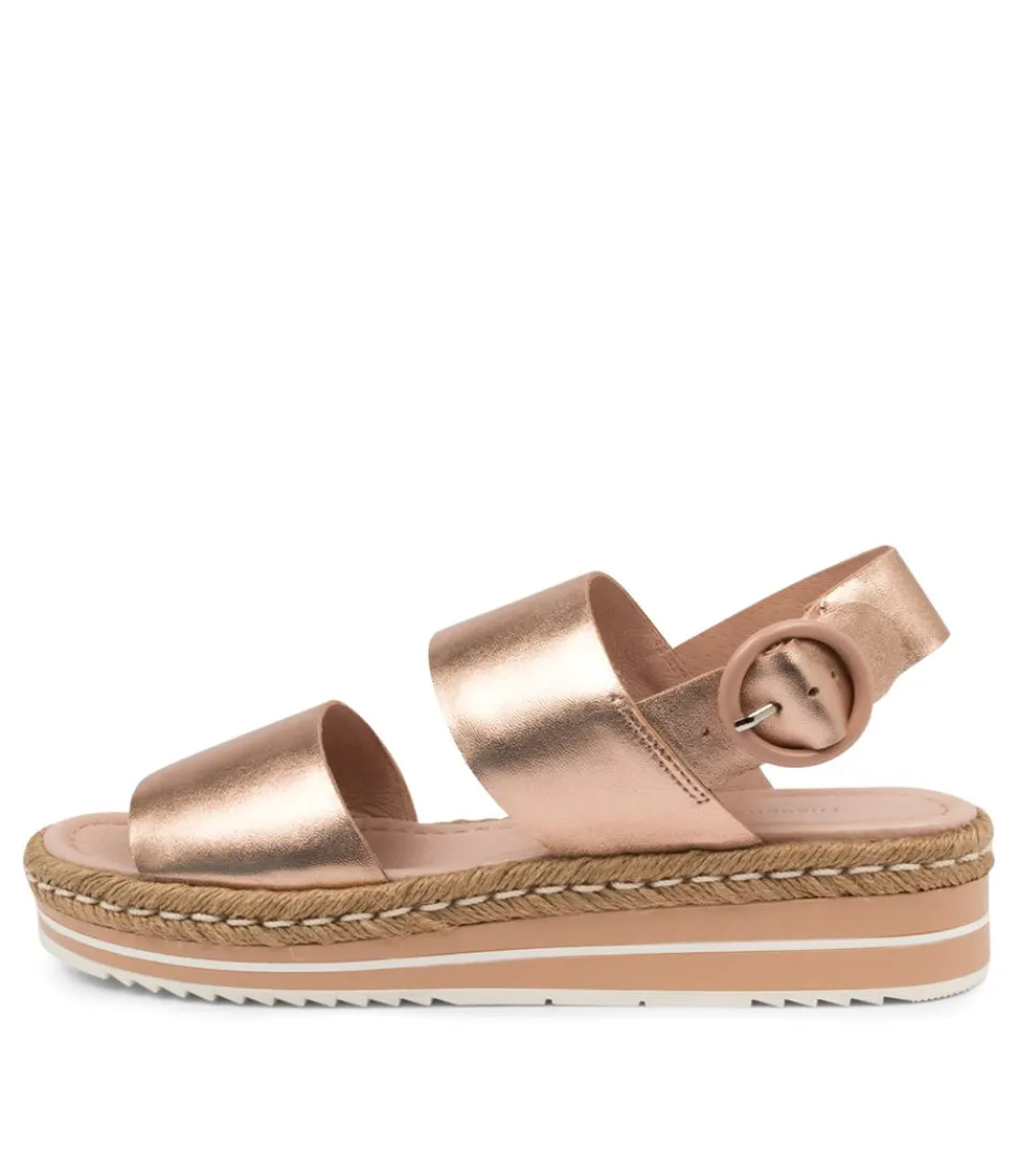 Women DJANGO & JULIETTE Espadrilles<Atha Rose Gold Leather