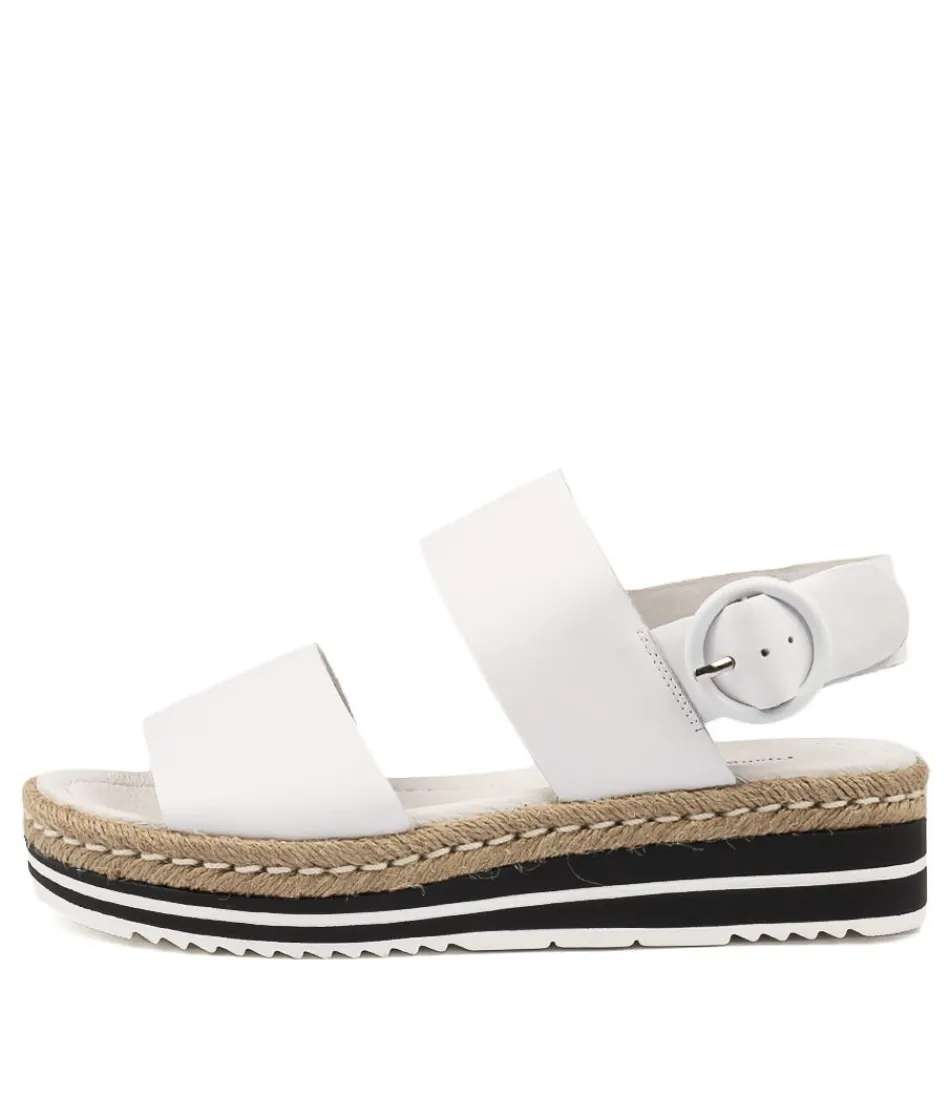 Women DJANGO & JULIETTE Espadrilles<Atha White Leather