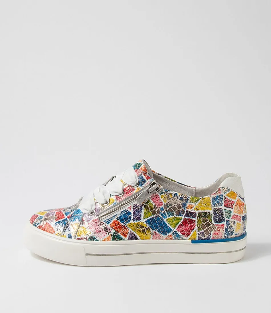 Women ZIERA Sneakers<Audry W Bright Metallic Multi Leather Sneakers