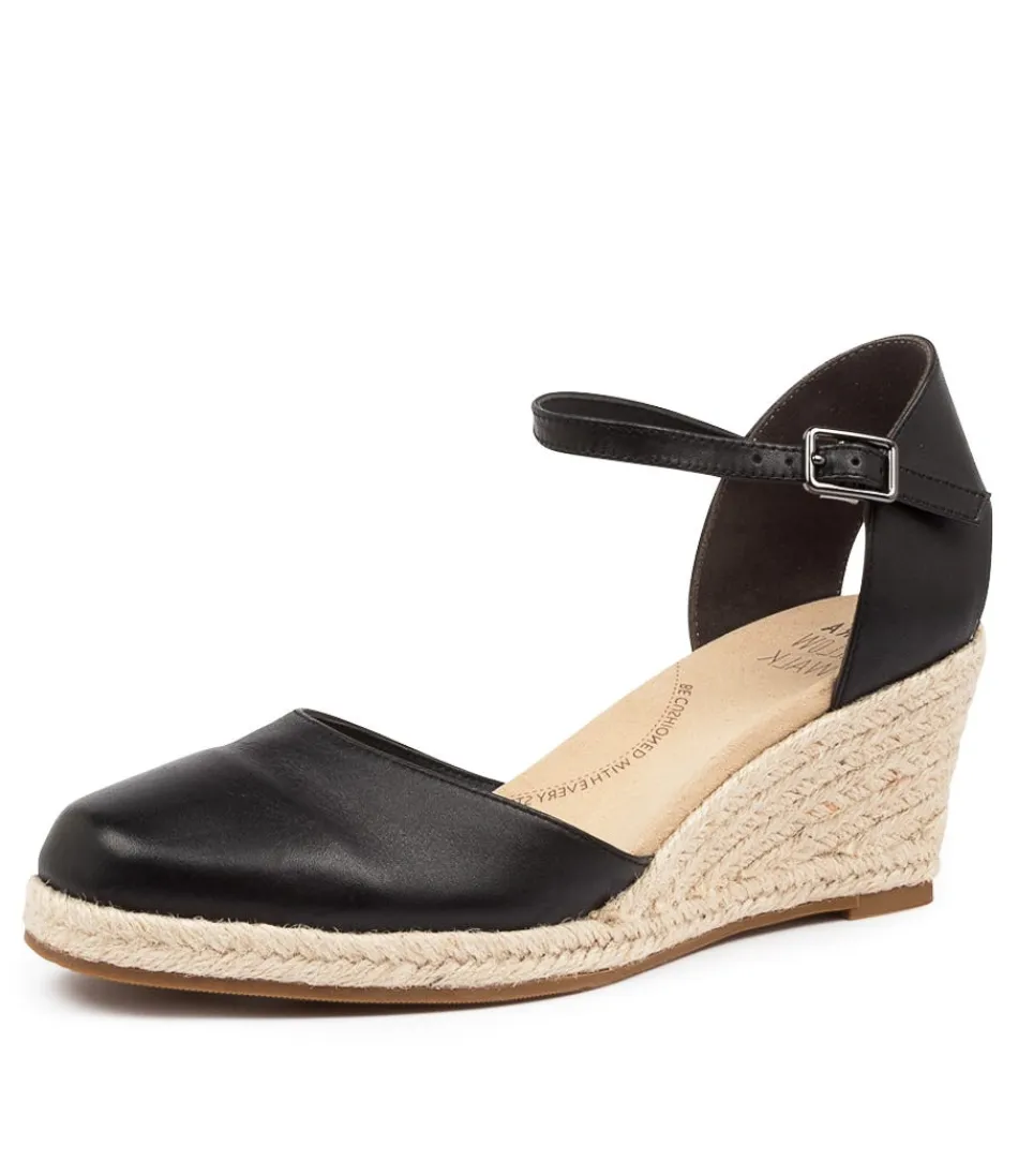 Women ZIERA Espadrilles<Autumn W Black Leather