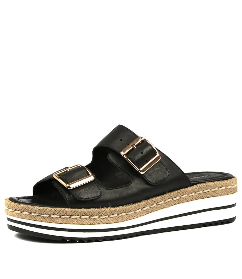 Women DJANGO & JULIETTE Espadrilles<Axel Black Leather