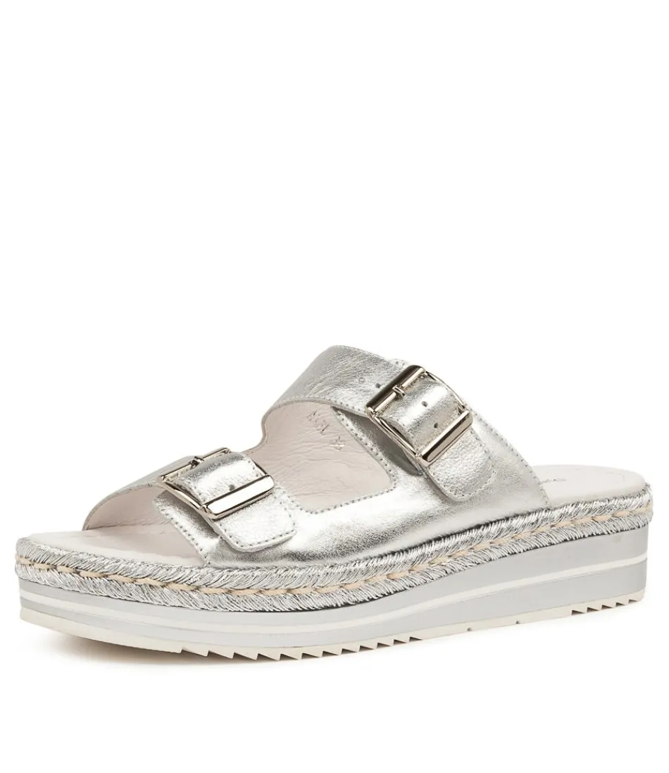 Women DJANGO & JULIETTE Espadrilles<Axel Silver Rope Leather