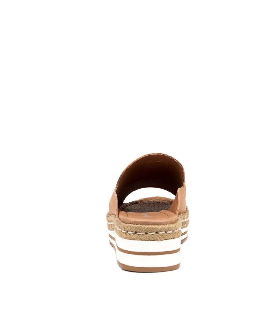 Women DJANGO & JULIETTE Espadrilles<Ayden Dk Tan Leather