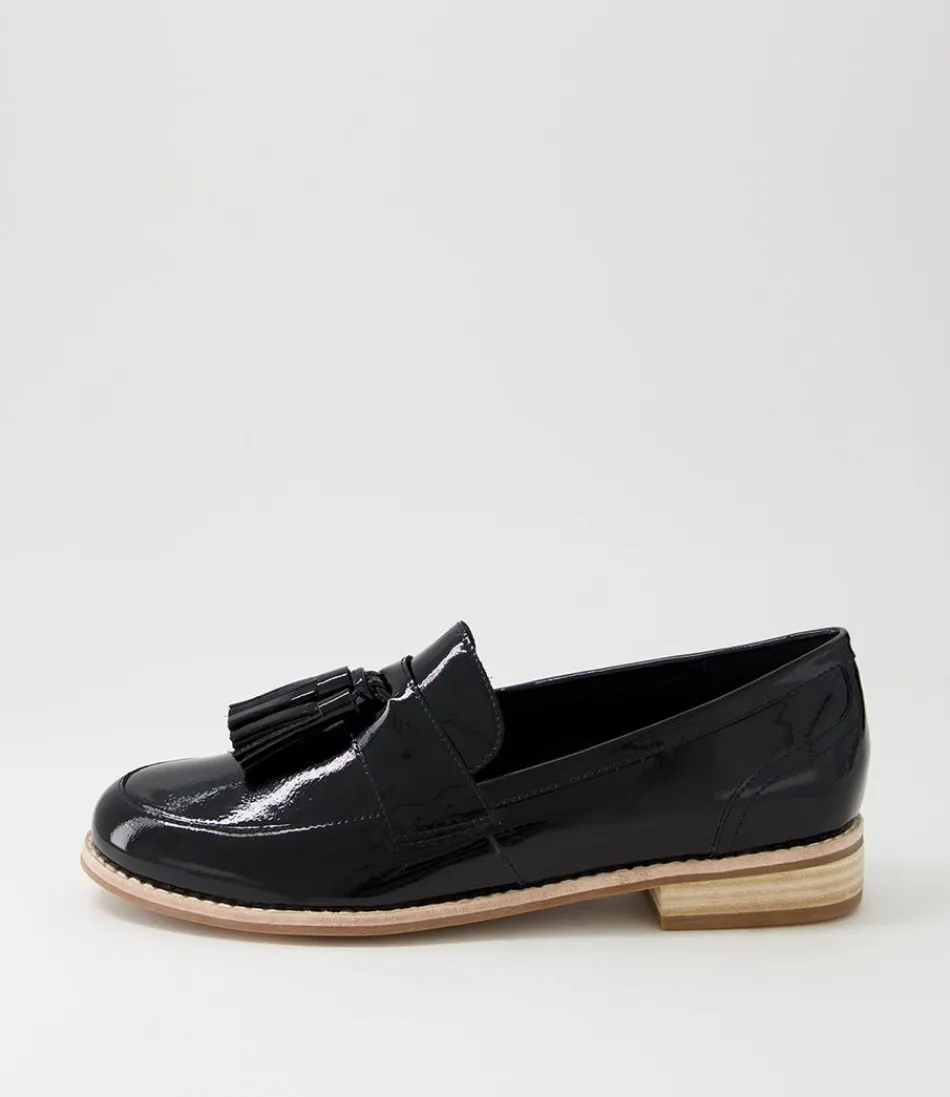 Women DJANGO & JULIETTE Loafers<Aydin Black Patent Leather Loafers