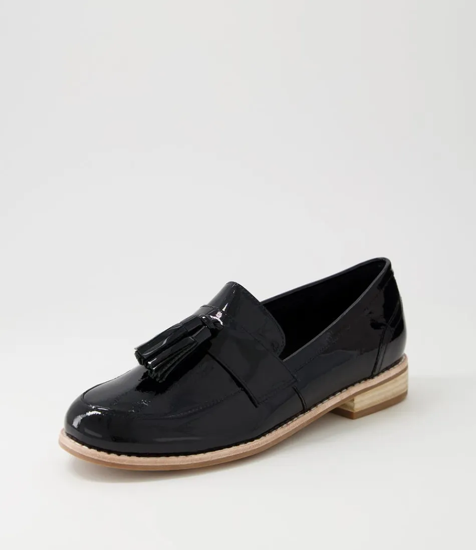 Women DJANGO & JULIETTE Loafers<Aydin Black Patent Leather Loafers