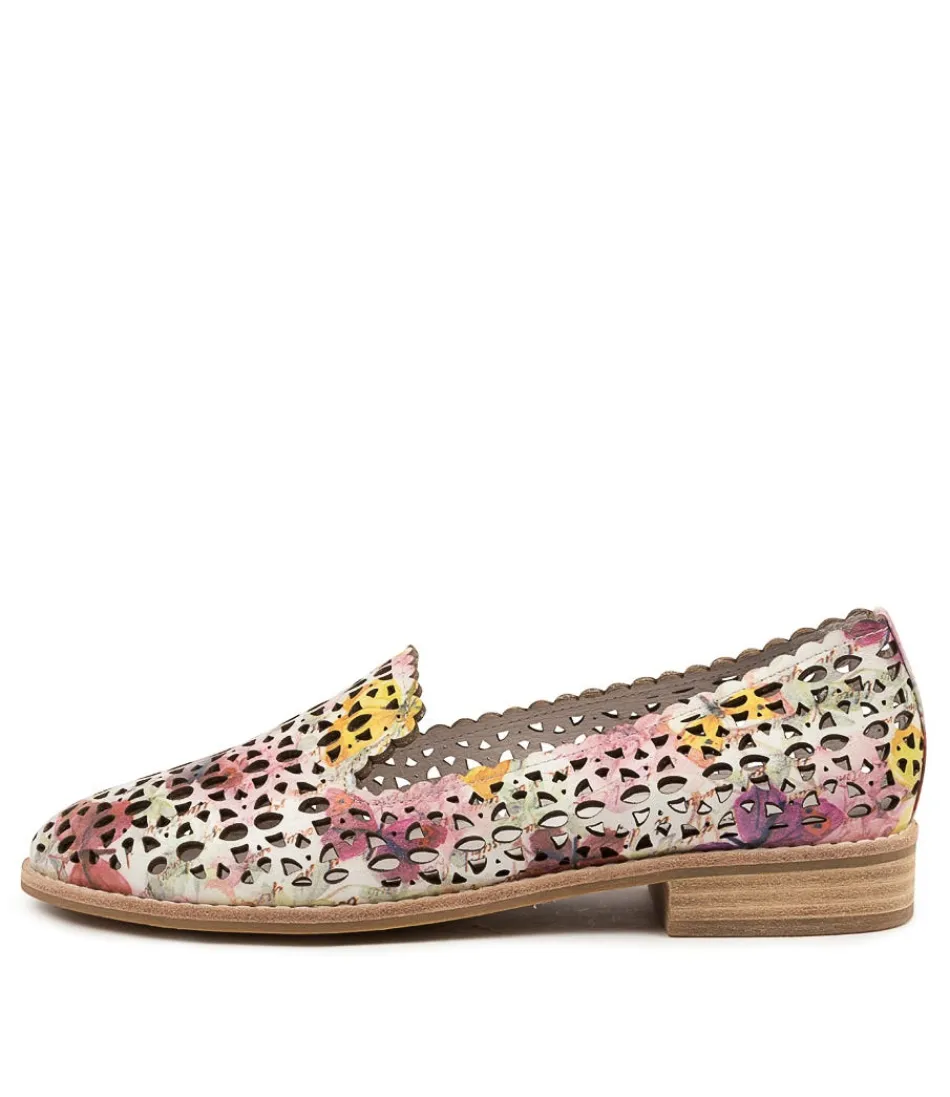 Women DJANGO & JULIETTE Loafers<Ayvler White Multi Lea