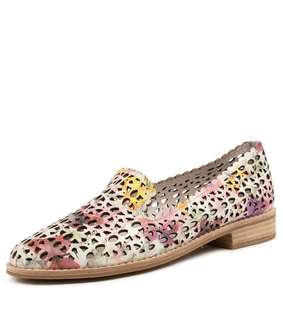 Women DJANGO & JULIETTE Loafers<Ayvler White Multi Lea