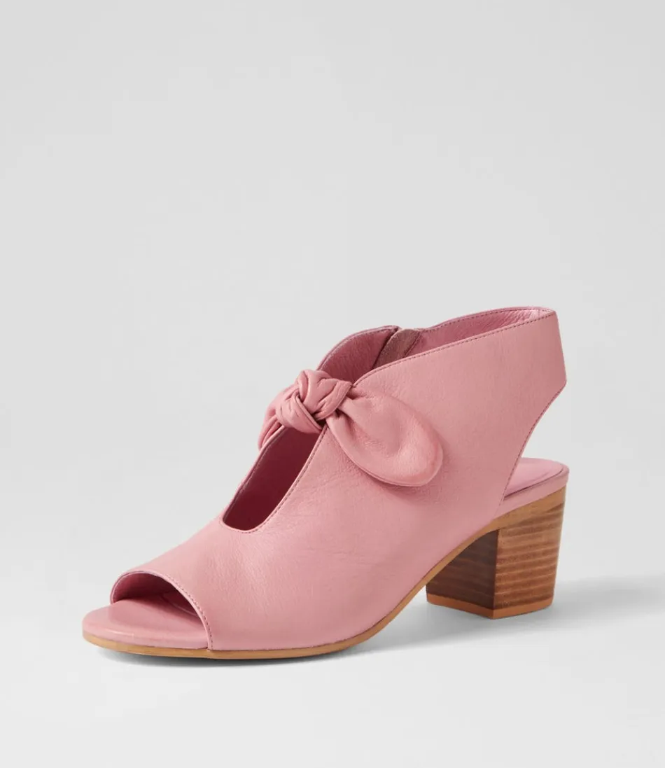 Women DJANGO & JULIETTE Heels<Banana Pretty Pink Leather Sandals