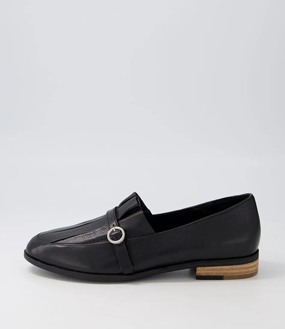 Women DJANGO & JULIETTE Loafers<Banzos Black Leather Loafers