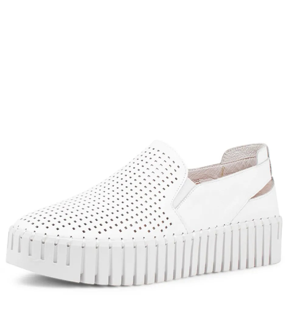 Women DJANGO & JULIETTE Sneakers<Bartas White Leather Sneakers