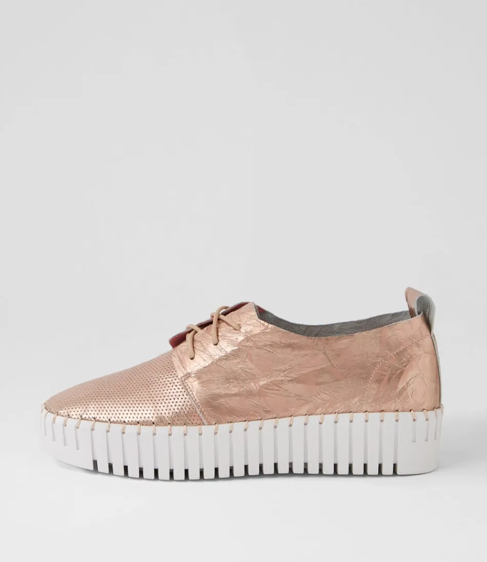 Women DJANGO & JULIETTE Sneakers<Batu Pink Shine Leather Sneakers