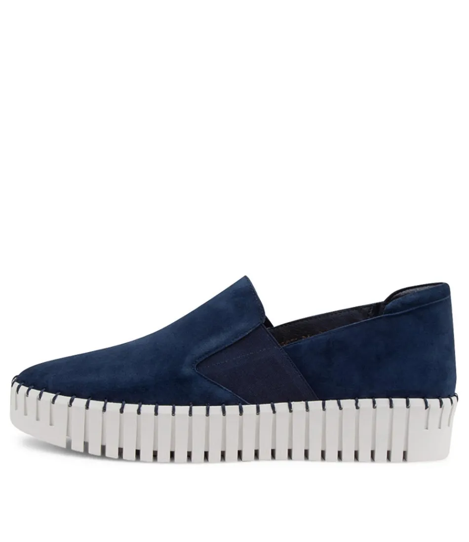 Women DJANGO & JULIETTE Sneakers<Becca Navy Suede Sneakers Ws