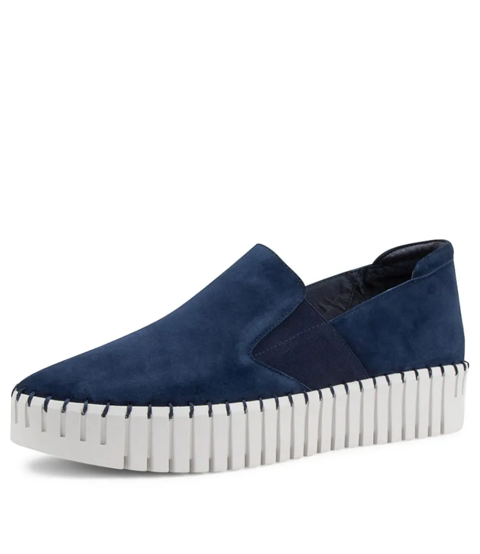 Women DJANGO & JULIETTE Sneakers<Becca Navy Suede Sneakers Ws