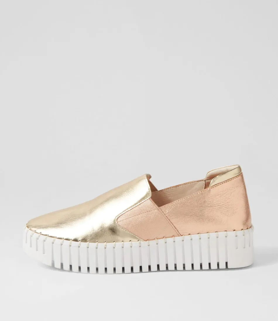 Women DJANGO & JULIETTE Sneakers<Becca Pale Gold Champagne Crush Multi Sneakers