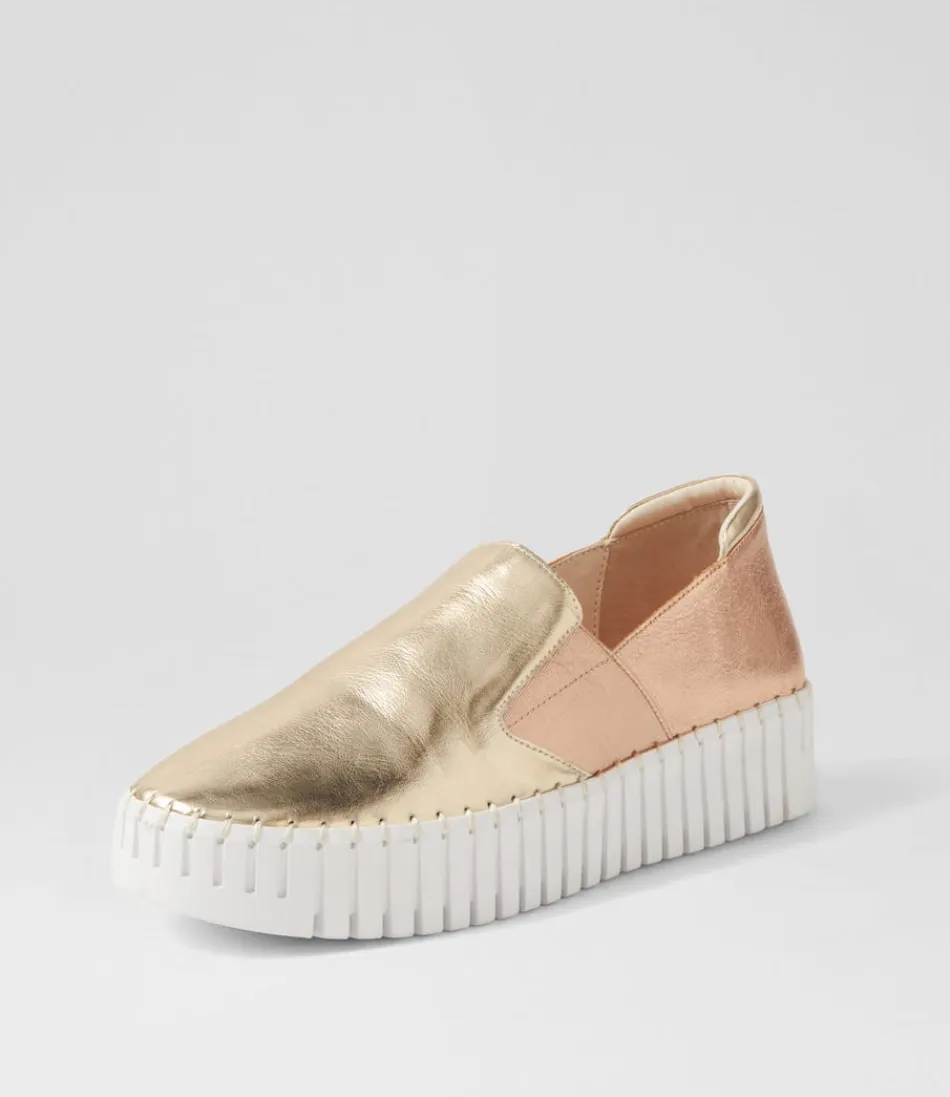 Women DJANGO & JULIETTE Sneakers<Becca Pale Gold Champagne Crush Multi Sneakers