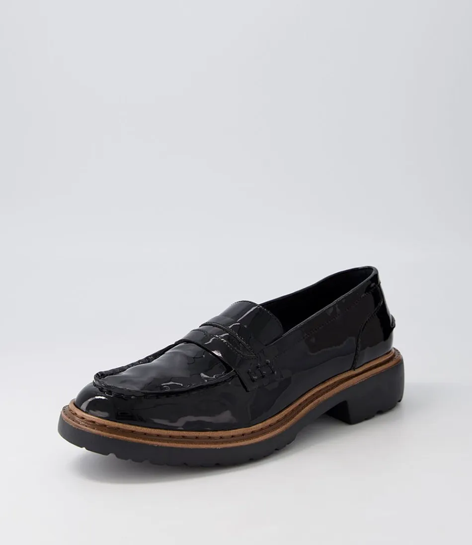 Women DJANGO & JULIETTE Loafers<Benicio Black Patent Leather Loafers