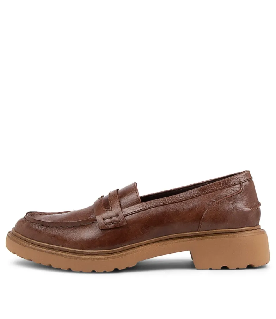 Women DJANGO & JULIETTE Loafers<Benicio Nutmeg Leather Loafers