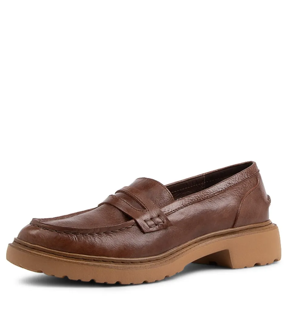 Women DJANGO & JULIETTE Loafers<Benicio Nutmeg Leather Loafers