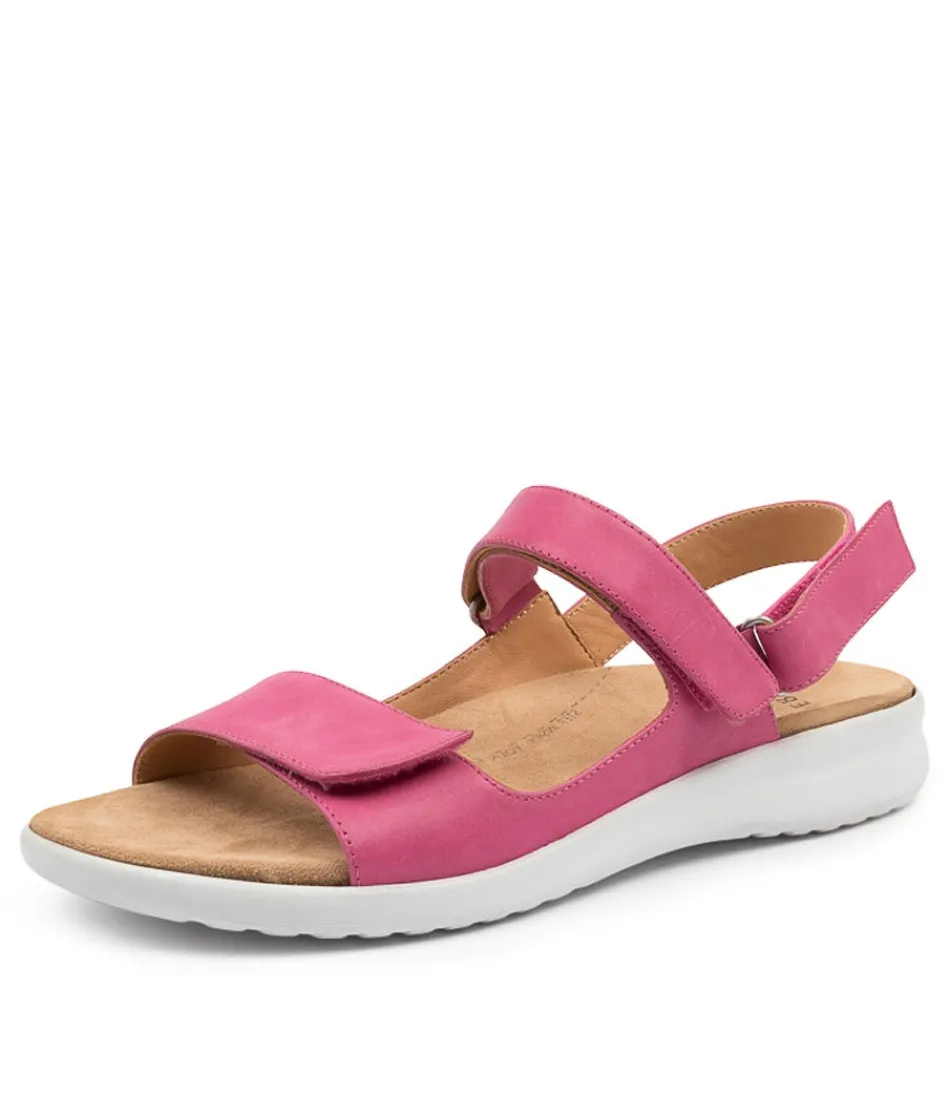 Women ZIERA Wedges<Benji Xw Fuchsia-Wht Leat