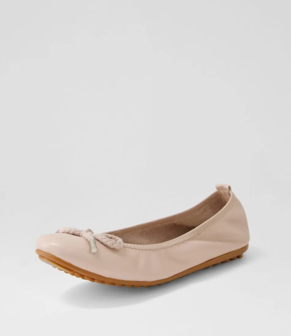 Women DJANGO & JULIETTE Flats<Beyond Rose Leather Ballet Flats