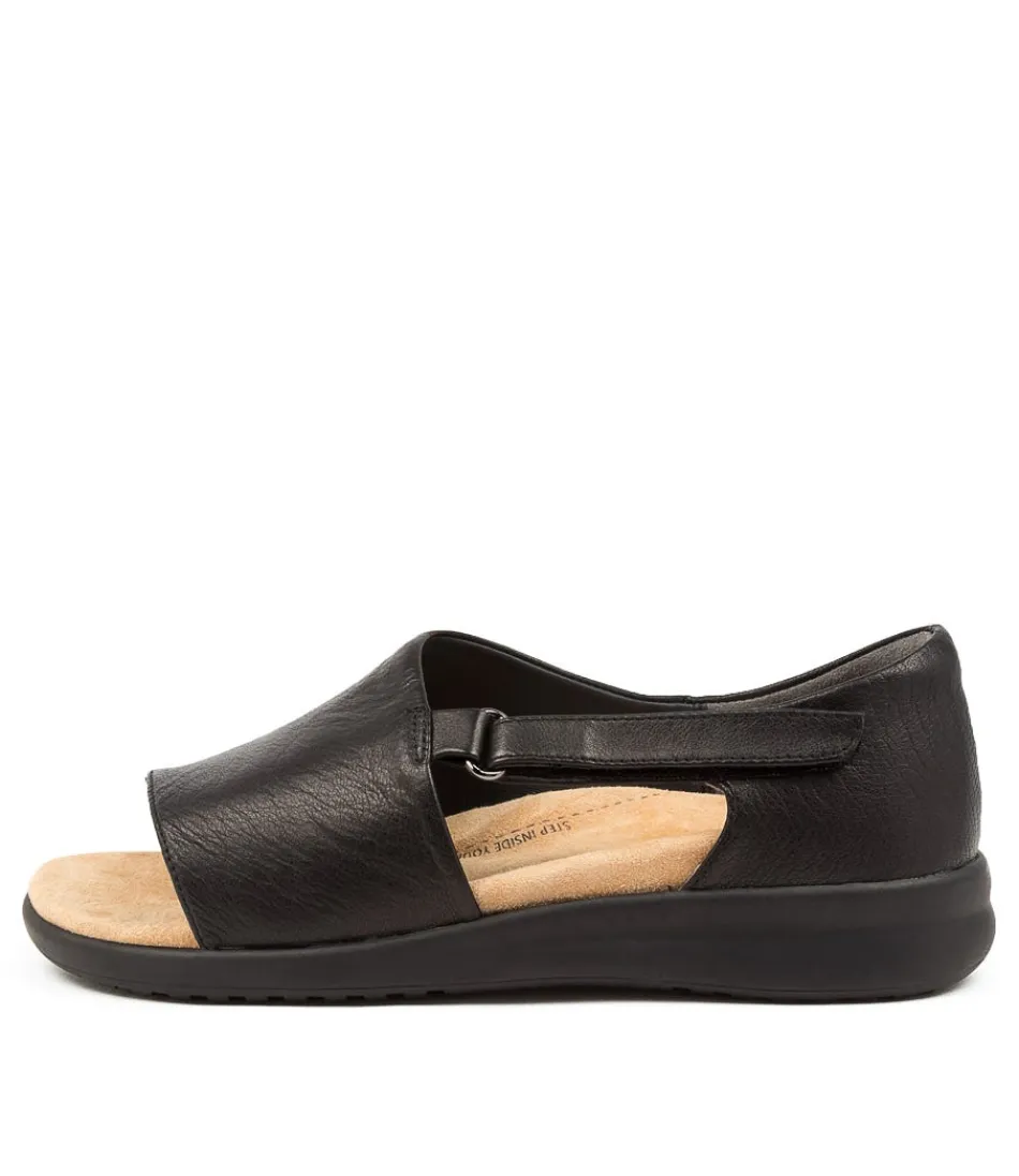 Women ZIERA Wedges<Brenan Xw Blk-Blk Leath