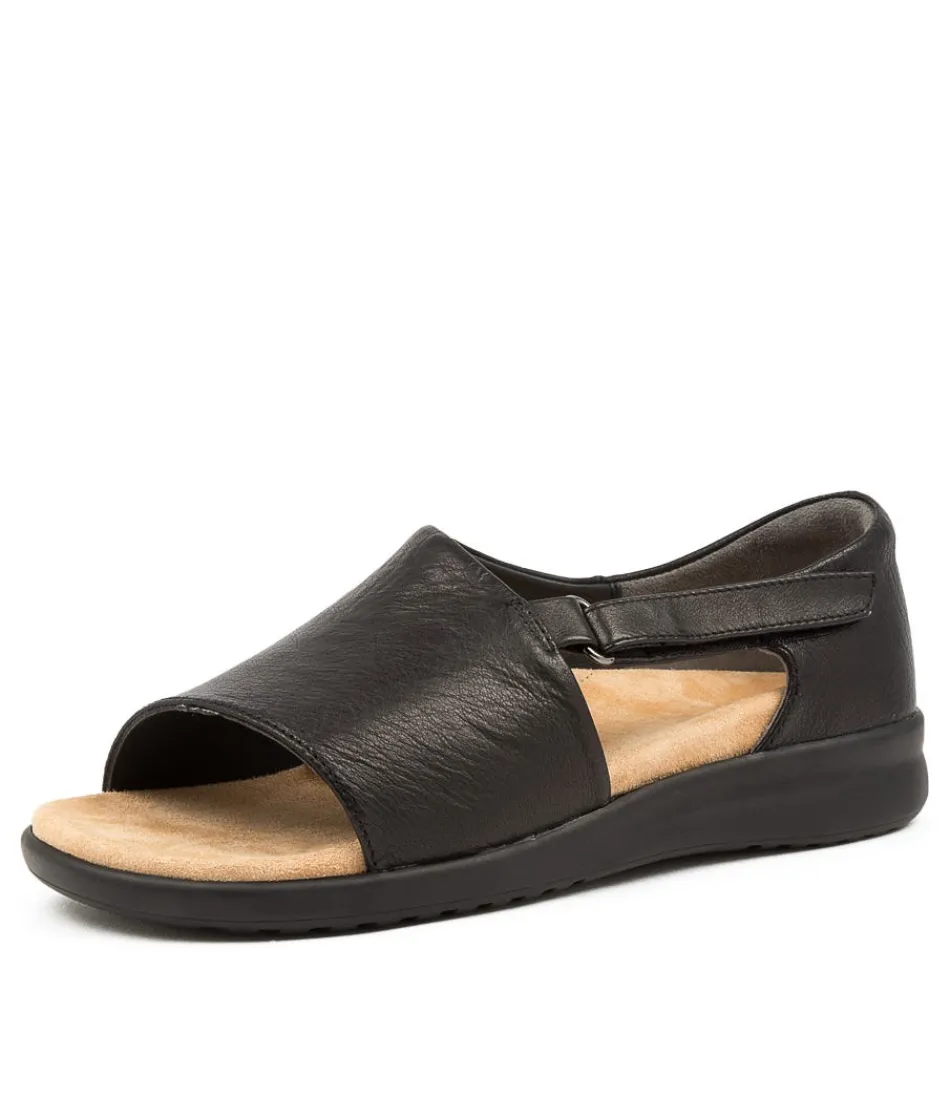 Women ZIERA Wedges<Brenan Xw Blk-Blk Leath