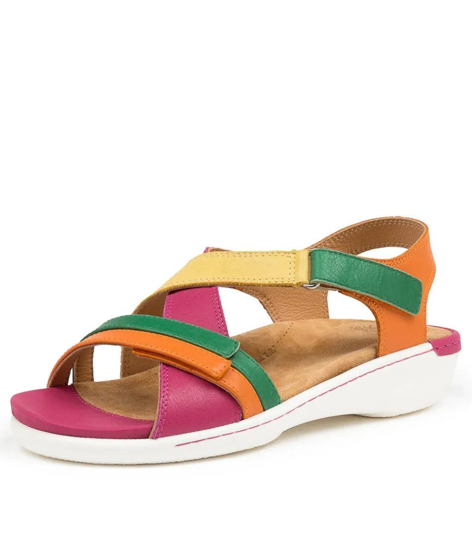 Women ZIERA Wedges<Briscoe W Orange Multi