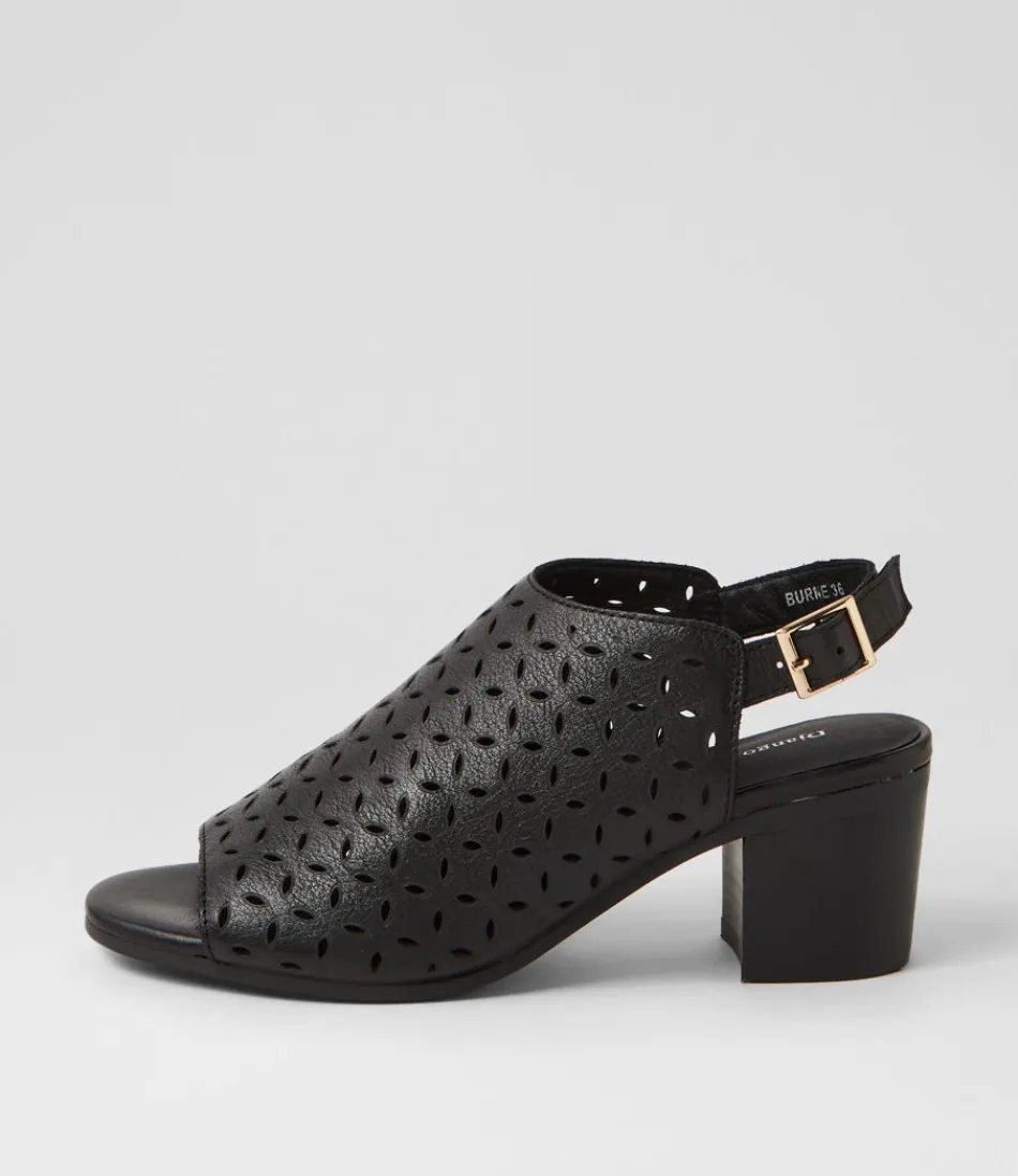 Women DJANGO & JULIETTE Heels<Burne Black Leather Sandals