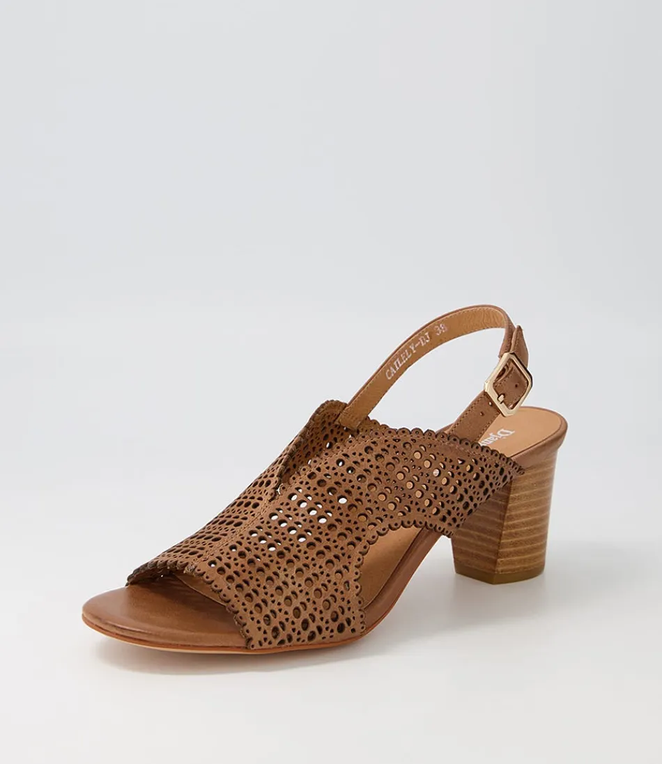 Women DJANGO & JULIETTE Heels<Cailely Tan Leather Sandals