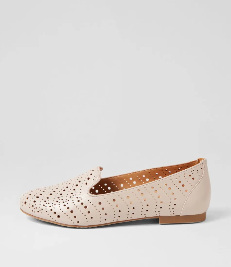 Women ZIERA Loafers<Calbert Xf Dusty Pink Leather Loafers