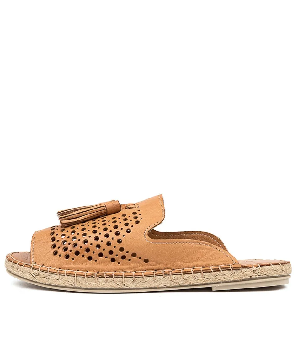 Women DIANA FERRARI Espadrilles<Camara Df Cuero (Tan) Leather