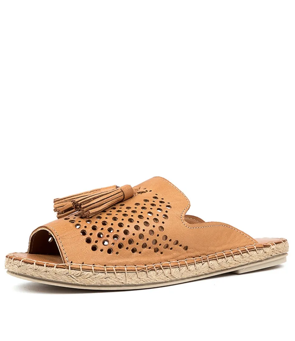 Women DIANA FERRARI Espadrilles<Camara Df Cuero (Tan) Leather