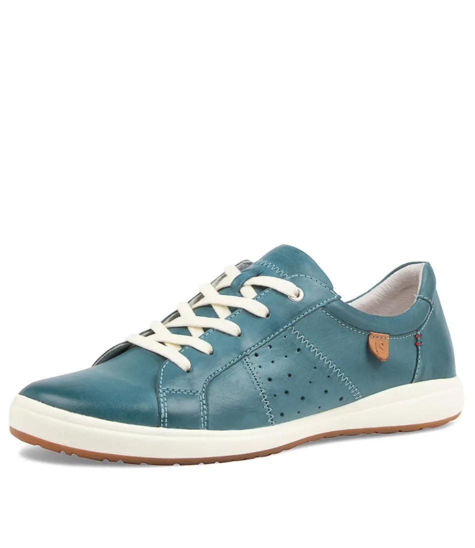 Women JOSEF SEIBEL Sneakers<Caren 01 Azur Leather Sneakers