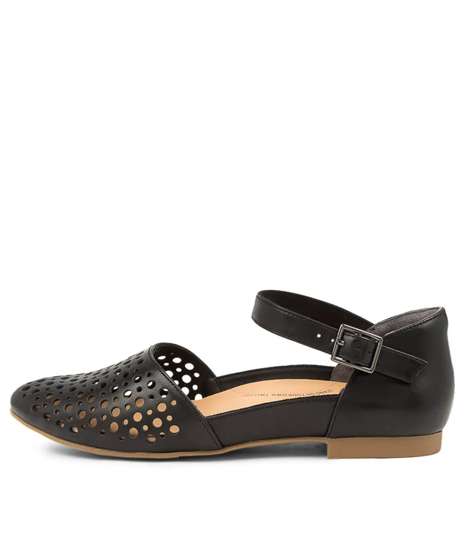 Women ZIERA Flats<Carrole Xf Black Leather