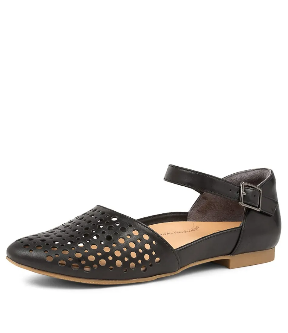 Women ZIERA Flats<Carrole Xf Black Leather