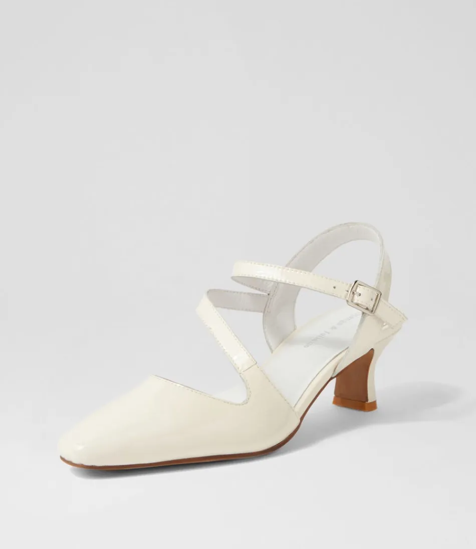 Women DJANGO & JULIETTE Heels<Charissa Ivory Patent Leather Heels