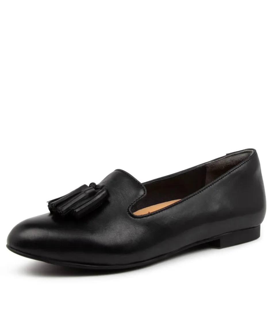 Women ZIERA Loafers<Charter Xf Black Leather