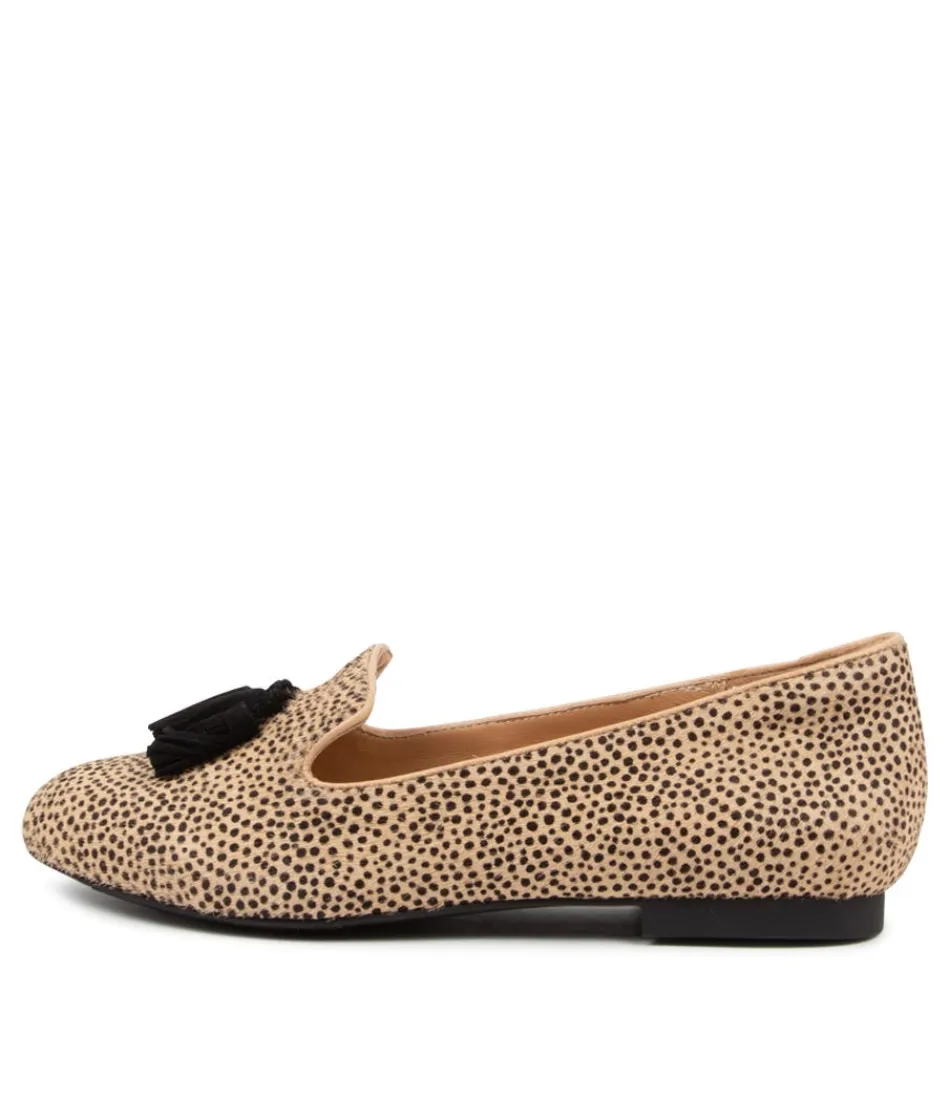 Women ZIERA Loafers<Charter Xf Sand&Blk Pony