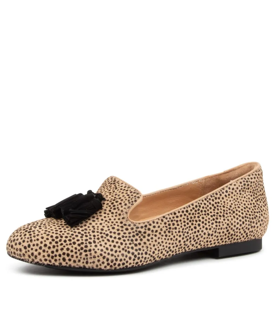 Women ZIERA Loafers<Charter Xf Sand&Blk Pony