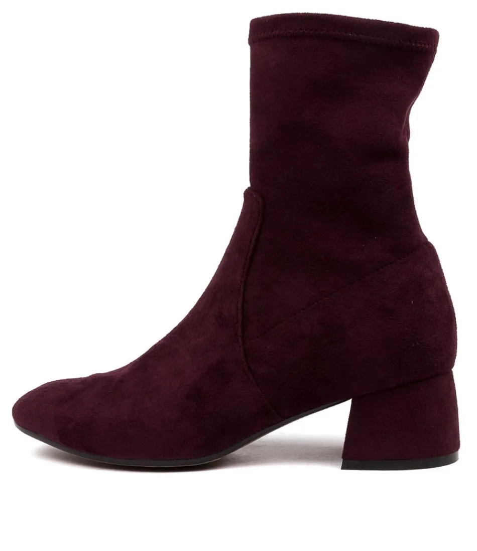 Women DJANGO & JULIETTE Boots<Checkie Mulberry Stretch