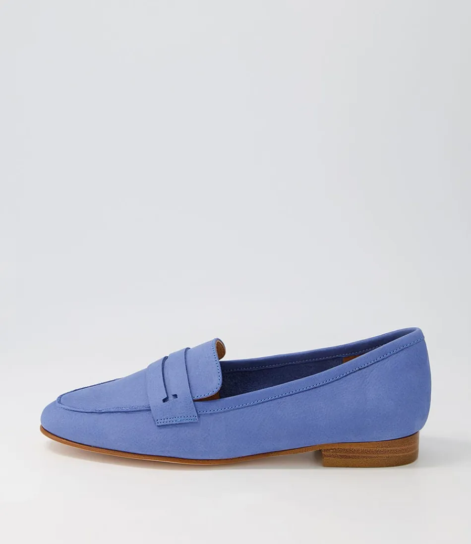 Women EOS Loafers<Coco Blue Leather Loafers