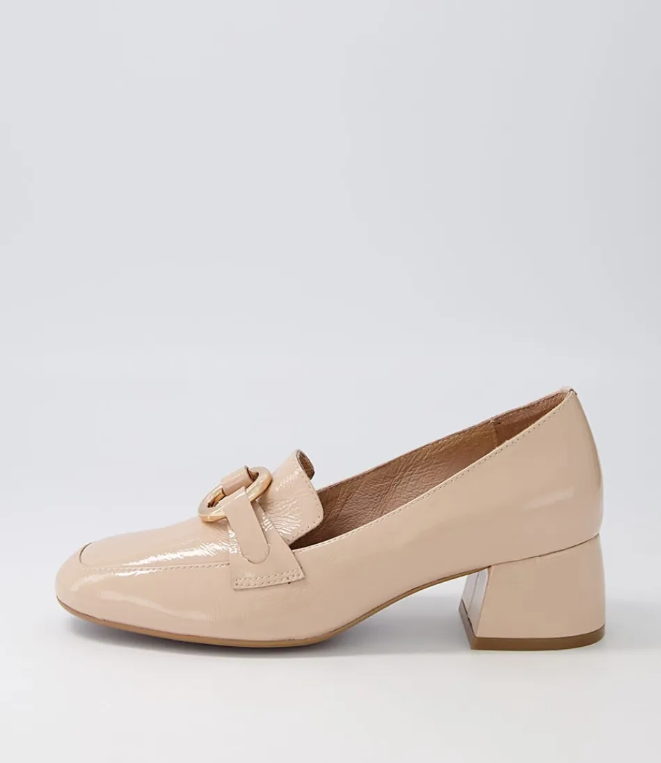 Women DJANGO & JULIETTE Heels<Comal Latte Patent Leather Heels