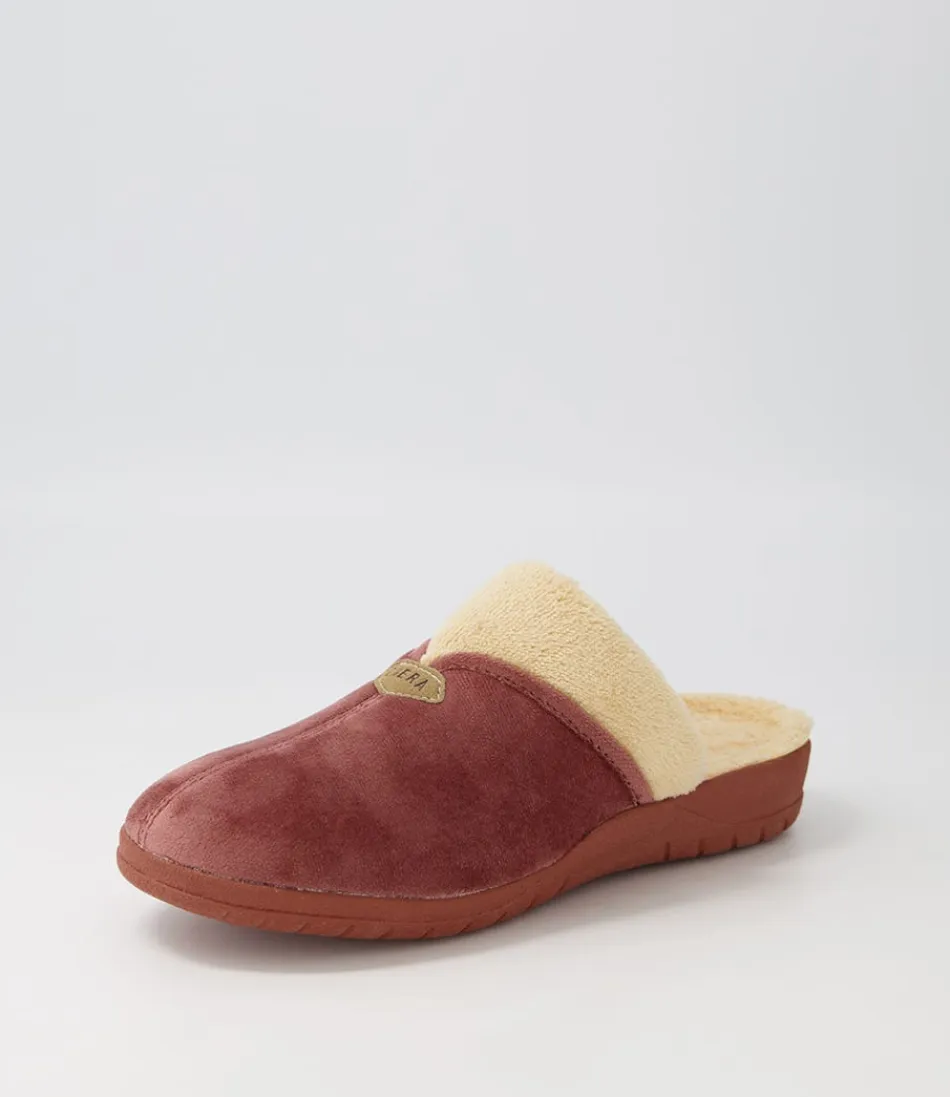 Women ZIERA Wedges<Comfy W Mink Beige Fur Microsuede Slippers