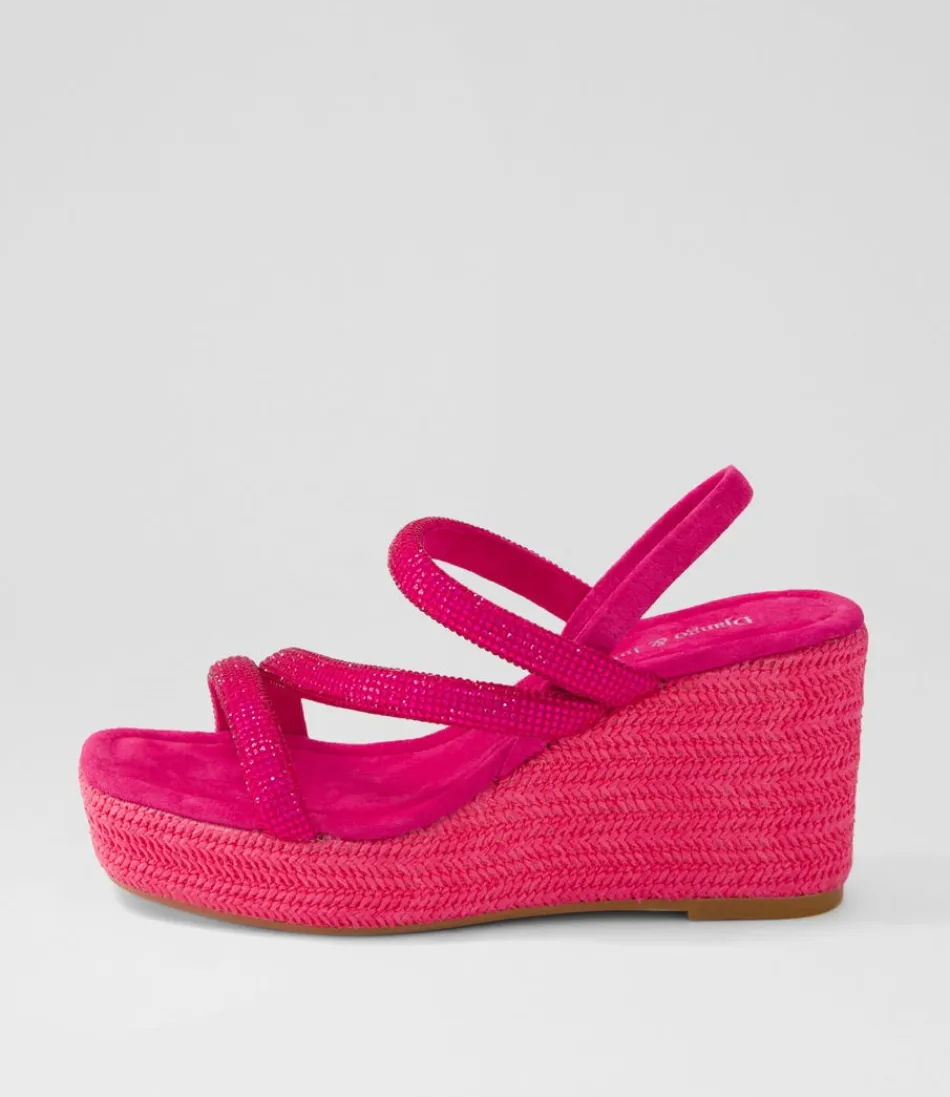 Women DJANGO & JULIETTE Wedges<Cookie Fuchsia Mix Multi Sandals