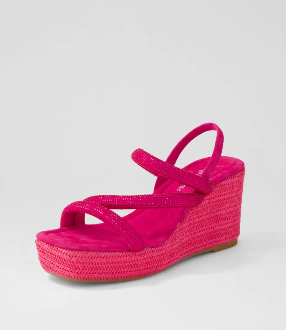 Women DJANGO & JULIETTE Wedges<Cookie Fuchsia Mix Multi Sandals