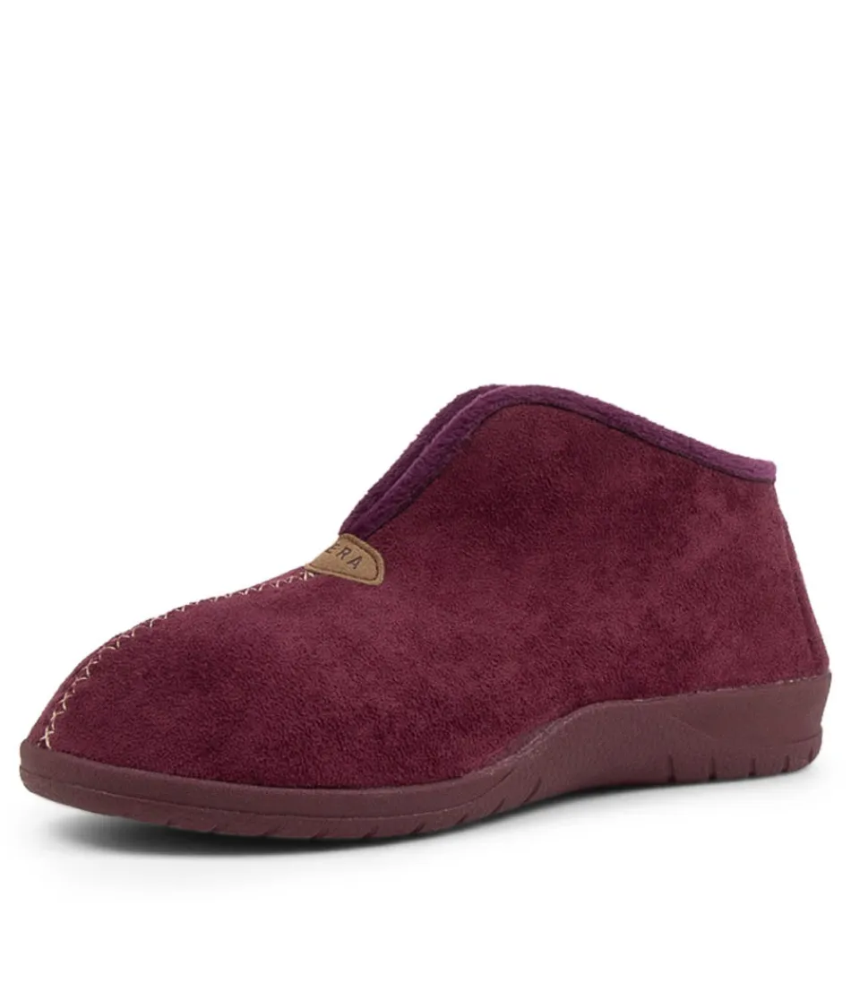 Women ZIERA Comfort<Cuddles W Mulberry Microsuede Slippers