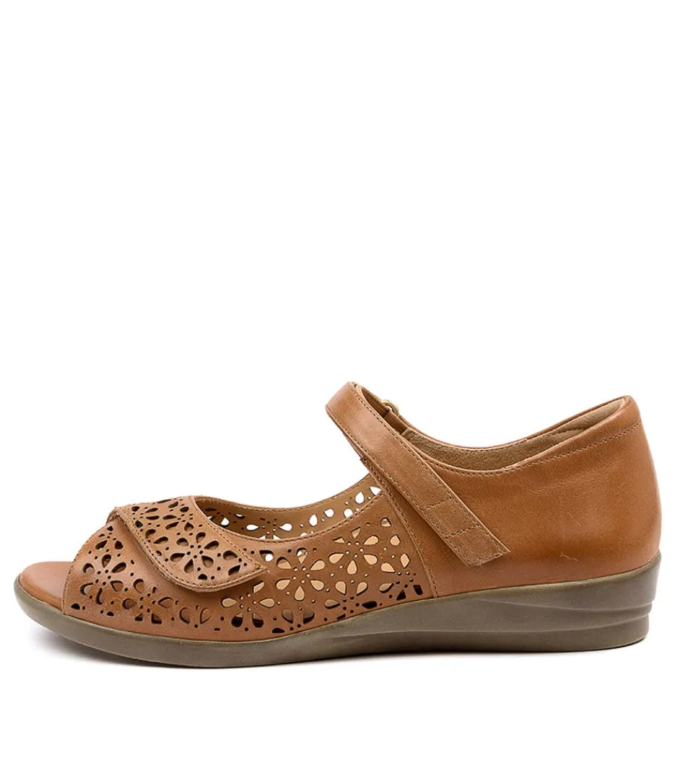 Women ZIERA Wedges<Daffodil W Tan Leather