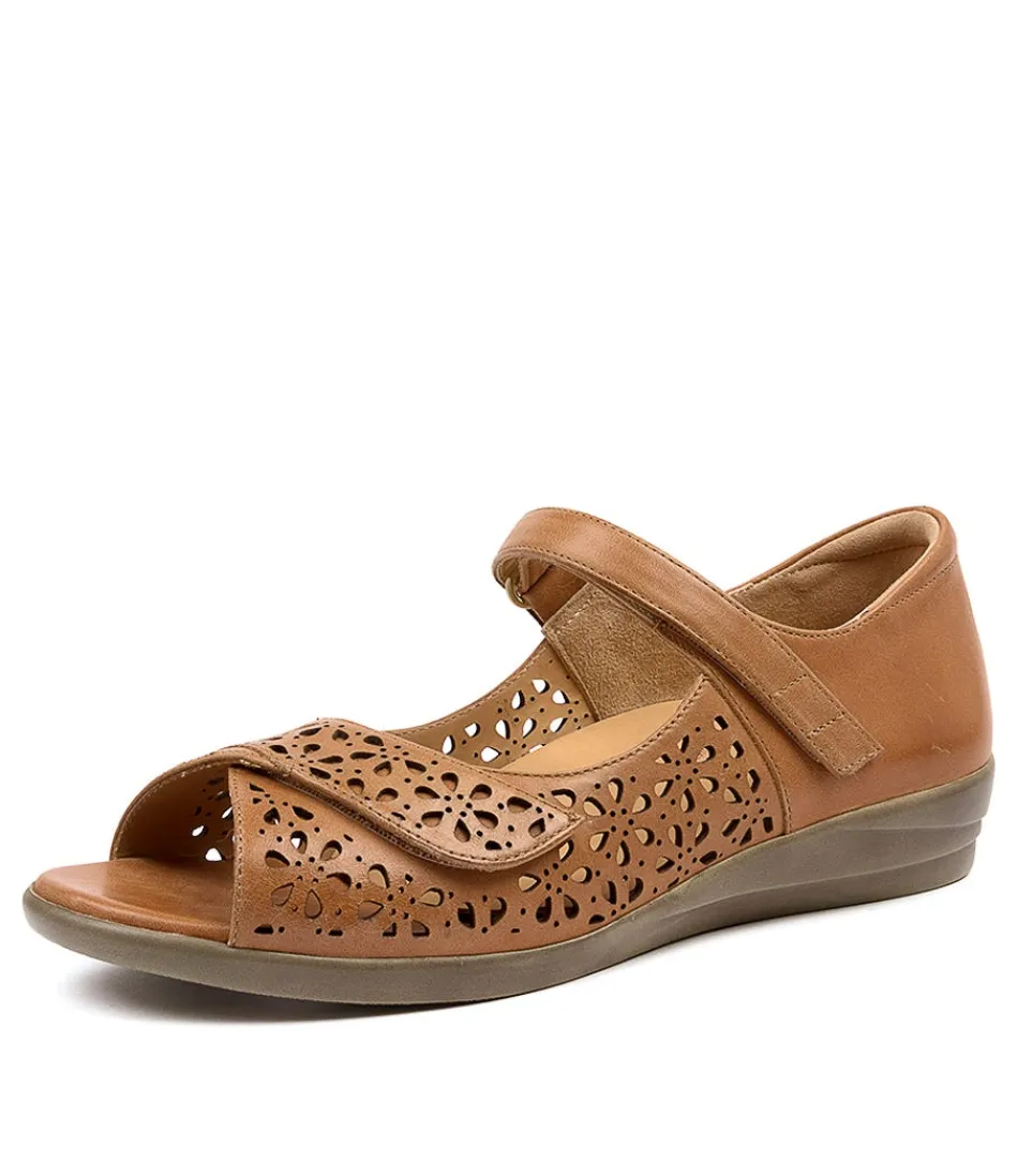 Women ZIERA Wedges<Daffodil W Tan Leather