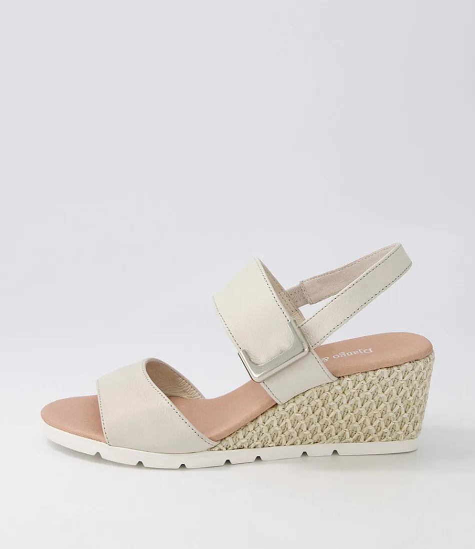 Women DJANGO & JULIETTE Wedges<Dakoda Stone Weave Leather Sandals