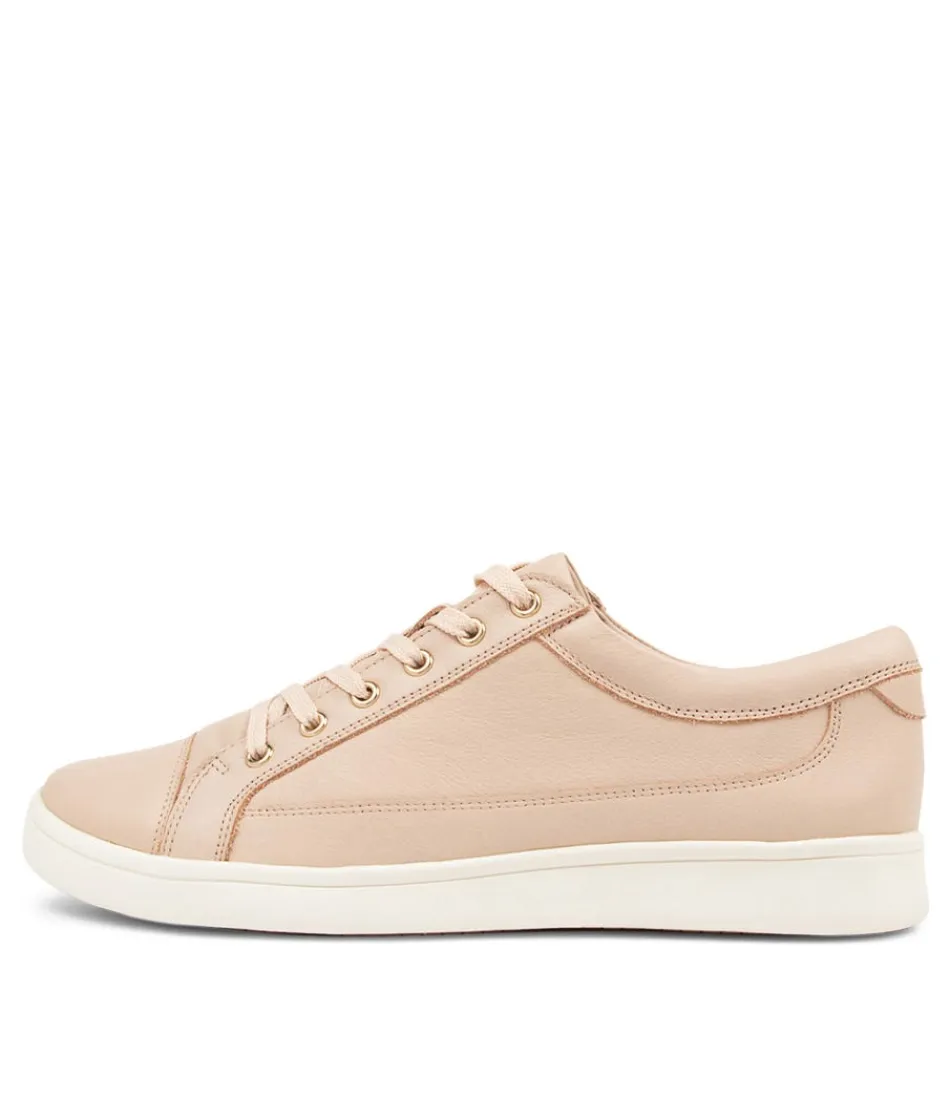 Women ZIERA Sneakers<Danni Xf Pale Pink Leather Sneakers